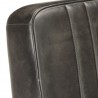 Sillón en voladizo cuero auténtico gris envejecido 5