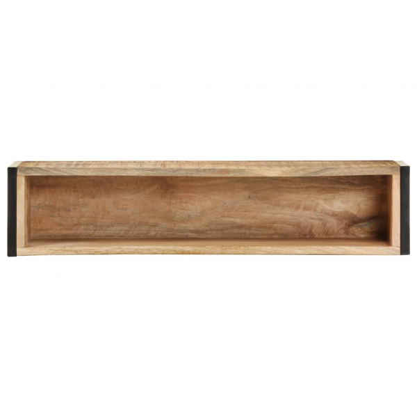 Jardinera de madera de mango rugosa 90x20x68 cm M 3