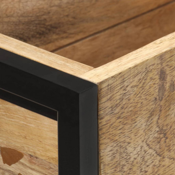 Vaso/floreira 90x20x68 cm madeira de mangueira áspera M 4