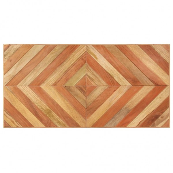 Mesa de jantar 120x60x76 cm madeira acácia maciça e mangueira M 5