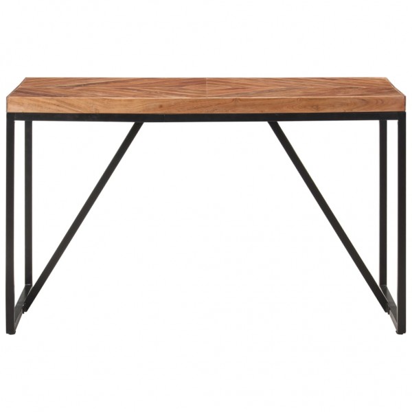 Mesa de comedor madera maciza de acacia y mango 120x60x76 cm M 3