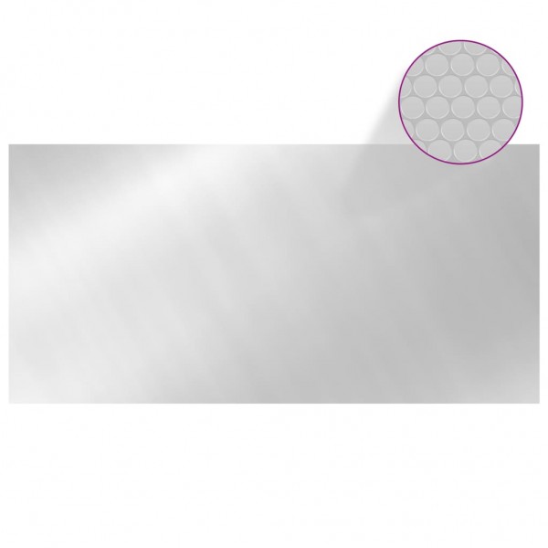 Cubierta de piscina PE plateado 450x220 cm M 4