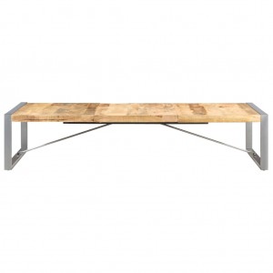 Mesa de centro de madera de mango rugosa 180x90x40 cm H