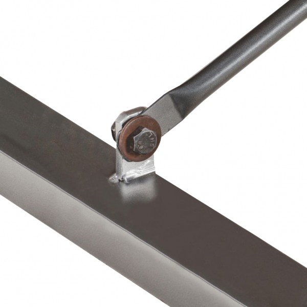 Mesa de centro 180x90x40 cm madeira de mangueira áspera M 5