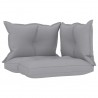 Cojines para palets 3 unidades tela gris 2