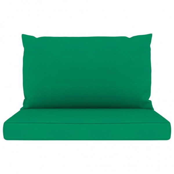 Almofadões p/ móveis de paletes 2 pcs tecido oxford verde M 3