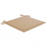 Almofadões p/ cadeiras de jardim 6 pcs tecido oxford bege 2