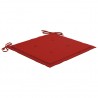 Almofadões p/ cadeiras de jardim 4 pcs tecido oxford vermelho 2