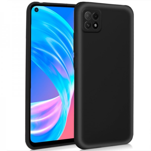 Funda COOL Silicona para Oppo A73 5G (Negro) D