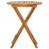 Comedor de jardín plegable 3 piezas madera maciza de acacia 3