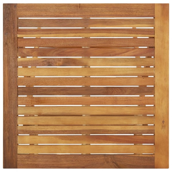 Comedor de jardín plegable 3 piezas madera maciza de acacia M 5