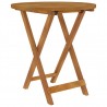 Comedor de jardín plegable 3 piezas madera maciza de acacia 2