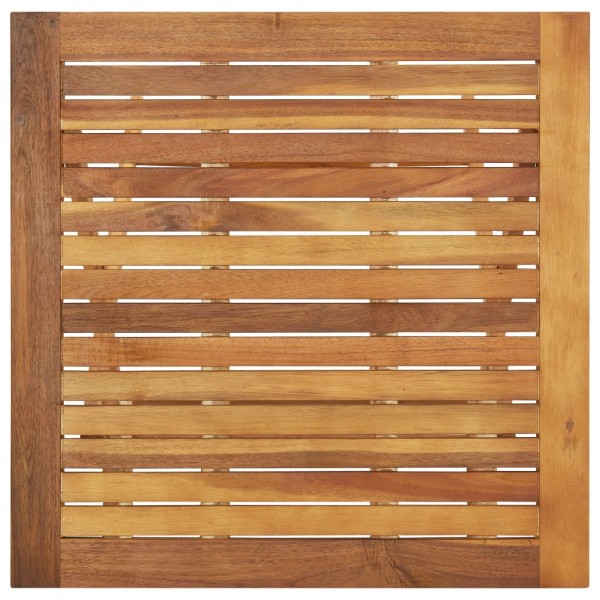 3 pcs conjunto jantar dobrável p/ jardim madeira acácia maciça M 5