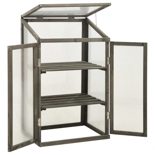 Estufa 60x45x100 cm madeira de abeto M 4