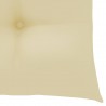 Almofadões de cadeira 4 pcs 40x40x7cm tecido oxford branco nata 5