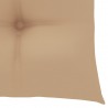 Cojines de silla de jardín 4 uds tela Oxford beige 50x50x7 cm 5