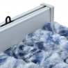 Cortina mosquitera azul y blanco chenilla 120x220 cm 5