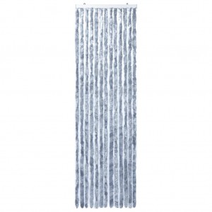 Cortina mosquitera plateada chenilla 56x200 cm H