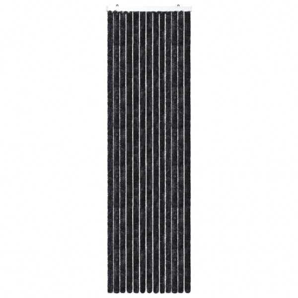 Cortina anti-insetos 118x220 cm chenille antracite M 2