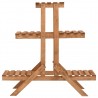 Soporte para plantas de madera de abeto 83x25x83 cm 2