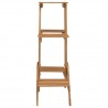 Soporte para plantas de madera de abeto 83x25x83 cm 3