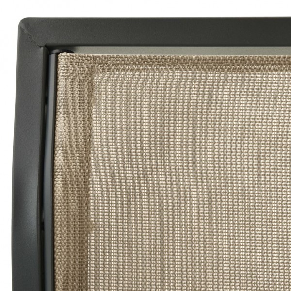 Cadeira de baloiço para jardim c/ toldo cor antracite e areia M 5