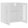 Armario colgante cristal de aglomerado blanco 60x31x60 cm 5