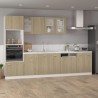 Armario colgante cocina contrachapada color roble 39.5x31x60 cm 3