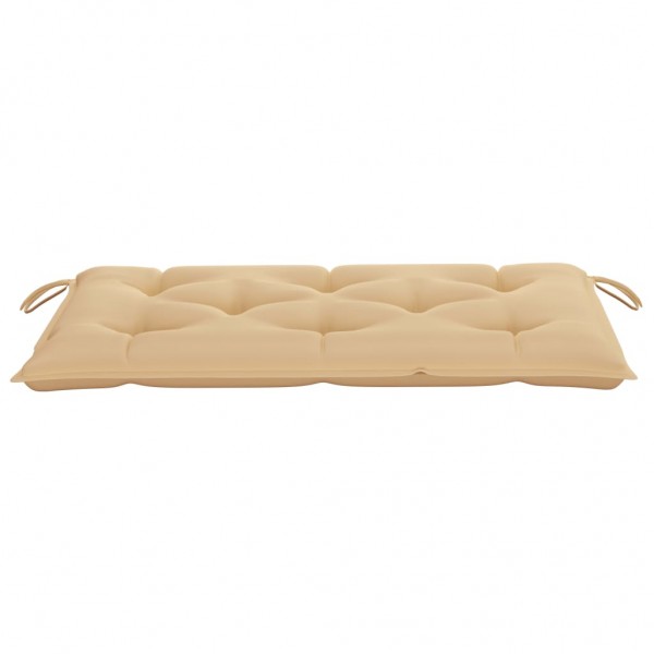 Cojín de banco de jardín tela Oxford beige 100x50x7 cm M 3