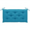 Almofadão p/ banco jardim 100x50x7 cm tecido oxford azul-claro 1