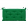 Almofadão p/ banco de jardim 100x50x7cm tecido oxford verde 1