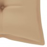 Cojín de banco de jardín tela Oxford beige 120x50x7 cm 4