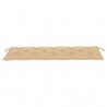 Cojín de banco de jardín tela Oxford beige 150x50x7 cm 3