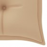 Cojín de banco de jardín tela Oxford beige 150x50x7 cm 4