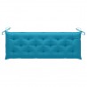 Almofadão p/ banco de jardim 150x50x7 cm tecido oxford azul 1