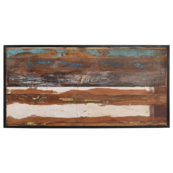 Mesa de jantar 140 cm madeira recuperada maciça M 4