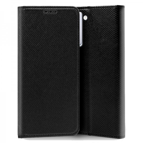 Funda COOL Flip Cover para Samsung G996 Galaxy S21 Plus Liso Negro D