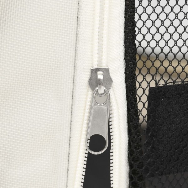 Parque de perros plegable y bolsa transporte azul 125x125x61cm M 4