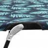 Espreguiçadeira/cama dobrável p/ 2 pessoas aço estampagem folha 5