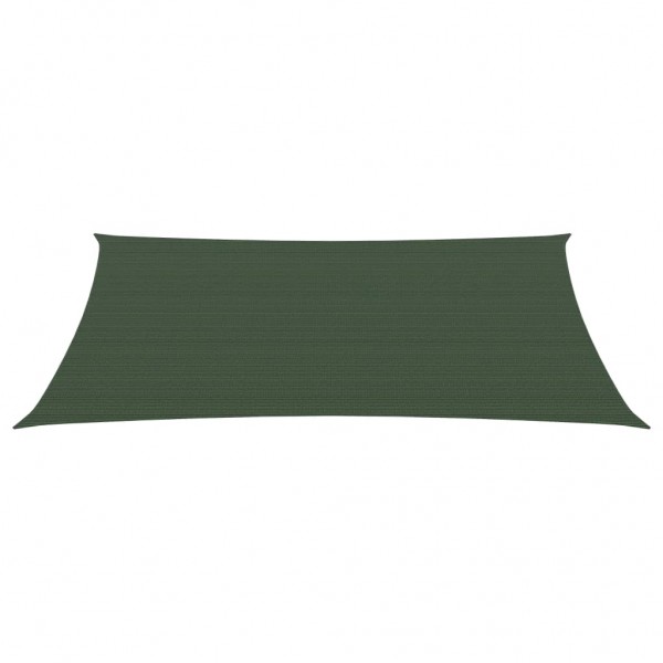 Toldo de vela verde oscuro HDPE 160 g/m² 3.5x4.5 m M 3