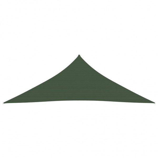 Toldo de vela verde oscuro HDPE 160 g/m² 4x4x4 m M 3