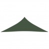 Toldo de vela verde oscuro HDPE 160 g/m² 4x4x4 m 3