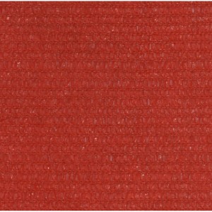 Para-sol estilo vela 160 g/m² 3.5x4.5 m PEAD vermelho H