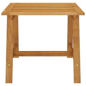 Mesa de comedor de jardín madera maciza de acacia 88x88x74 cm H
