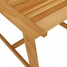 Mesa de comedor de jardín madera maciza de acacia 88x88x74 cm 5
