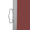 Toldo lateral retráctil para patio marrón 140x1200 cm 5