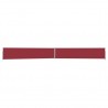 Toldo lateral retrátil para pátio 170x1200 cm vermelho 1