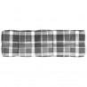 Cojines para sofá de palets 5 unidades tela a cuadros gris 5