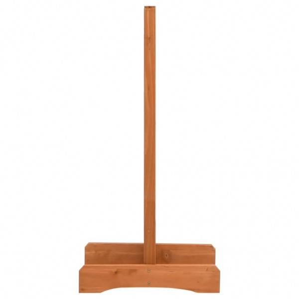 Vedação em treliça para jardim 120x60 cm abeto maciço laranja M 5