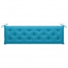 Almofadão p/ banco de jardim 180x50x7 cm tecido oxford azul 1